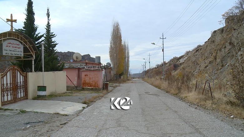 A deserted Christian village in Duhok province due to renewed PKK-Turkey clashes. (Photo: Kurdistan 24/Islam Yousif)
